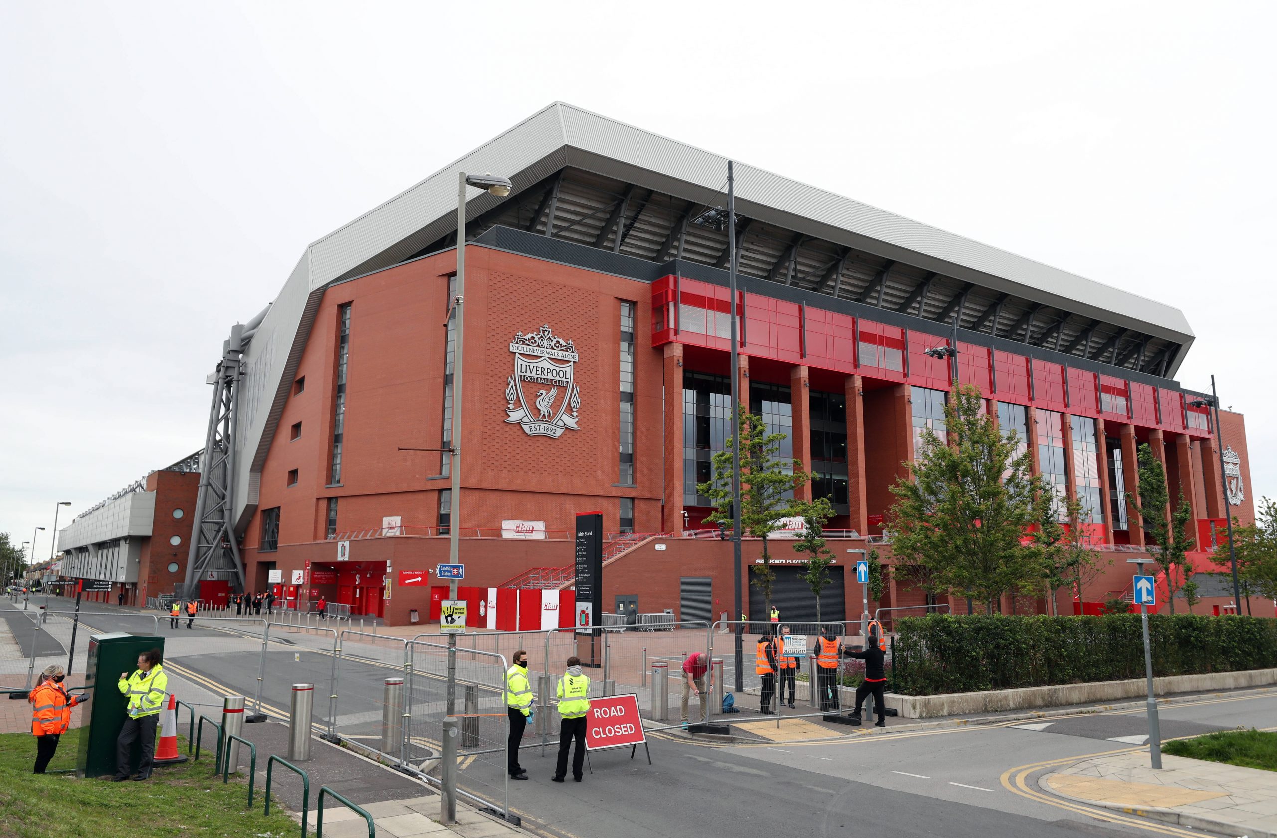 Anfield, stade de Liverpool