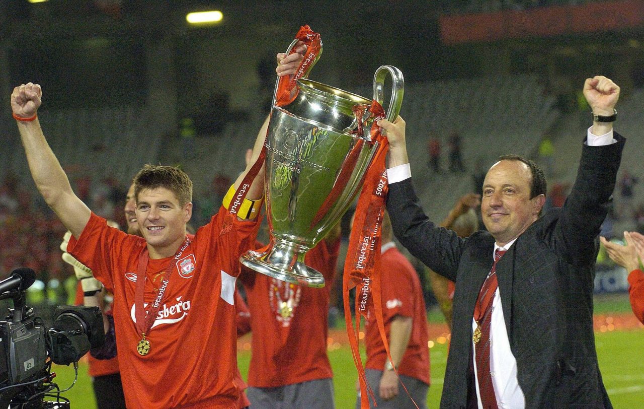 Rafael Benitez et Steven Gerrard, Liverpool